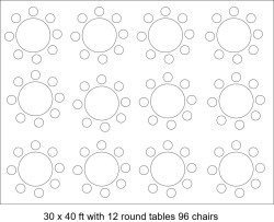 30 x 40 High Peak Tent Rental in Grand Rapids