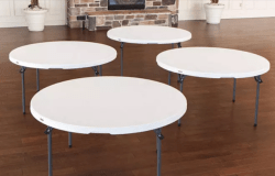 60in round white table rental grand rapids mi 1767806924 60" Round Table - White