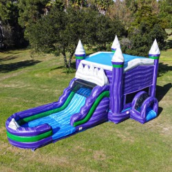 dark night bounce house rental grand rapids mi 1767629297 Dark Knight Bounce House with Water Slide