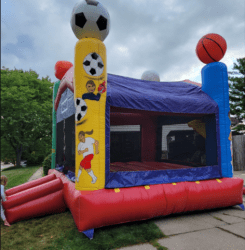 large sports bounce house rental wyoming mi 1767377151 Large Sports Bounce House With Basketball Hoop
