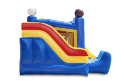 sports bounce house rental with slide 1767377567 Sports Bounce House with Slide Basketball Hoop